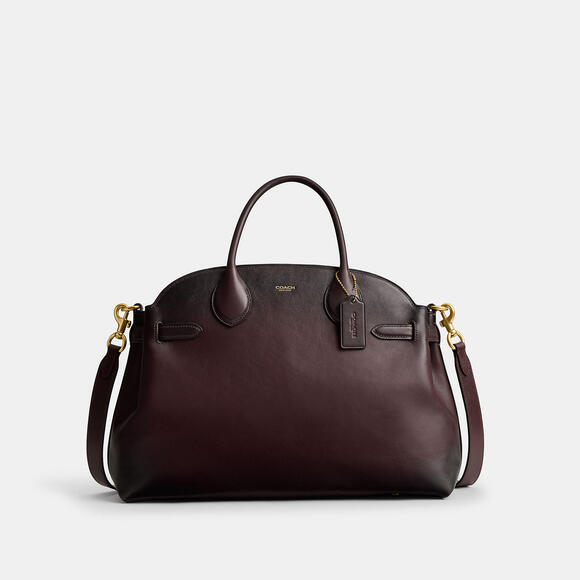 Coach Soft Empire Carryall Bag 40 In Merlot - Picture 1 of 16